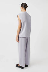 CAMILLA AND MARC - HALSTON VEST - LILAC