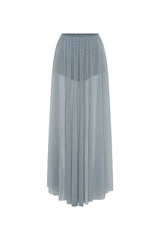 CAMILLA AND MARC - LATTICE SHEER MAXI SKIRT - SEAFOAM