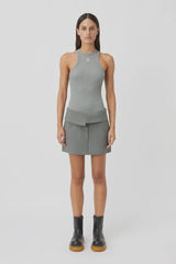 CAMILLA AND MARC - NORA RIB TOP - GREY MARLE