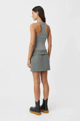 CAMILLA AND MARC - NORA RIB TOP - GREY MARLE