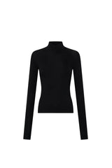 CAMILLA AND MARC - AXIAL LONG SLEEVE TOP - BLACK