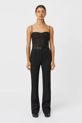 CAMILLA & MARC - CAMILLE LACE BODYSUIT - BLACK