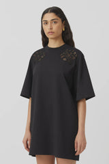 CAMILLA & MARC - CATERINA APPLIQUE TEE DRESS - BLACK