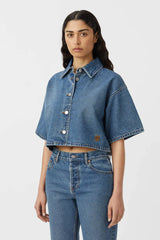 CAMILLA AND MARC - CORTEZ DENIM SHIRT - CLASSIC BLUE