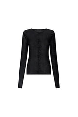 CAMILLA AND MARC - FIGUE LONG SLEEVE TOP - BLACK