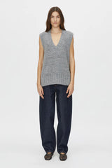 CAMILLA AND MARC - IZARA OVERSIZED KNIT - CHARCOAL NAVY