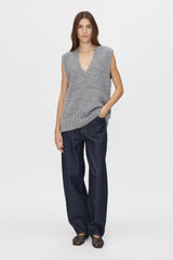 CAMILLA AND MARC - IZARA OVERSIZED KNIT - CHARCOAL NAVY