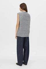 CAMILLA AND MARC - IZARA OVERSIZED KNIT - CHARCOAL NAVY