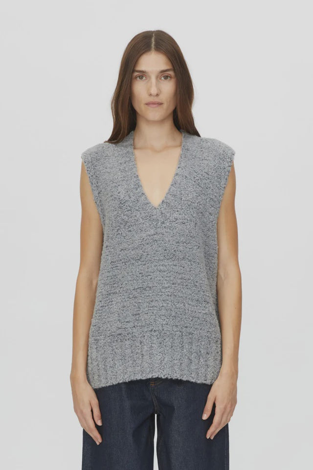 CAMILLA AND MARC - IZARA OVERSIZED KNIT - CHARCOAL NAVY