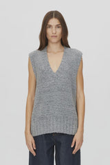 CAMILLA AND MARC - IZARA OVERSIZED KNIT - CHARCOAL NAVY