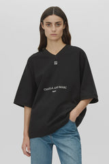 CAMILLA AND MARC - LARISSA LOGO TEE - BLACK