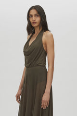CAMILLA AND MARC - LOOM 2.0 TOP - DARK KHAKI