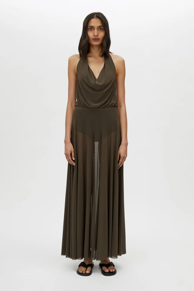 CAMILLA AND MARC - LOOM 2.0 SKIRT - DARK KHAKI