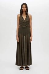 CAMILLA AND MARC - LOOM 2.0 TOP - DARK KHAKI