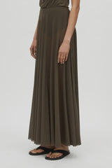 CAMILLA AND MARC - LOOM 2.0 SKIRT - DARK KHAKI