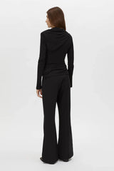 CAMILLA AND MARC - MAI LONG SLEEVE TOP - BLACK