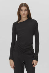 CAMILLA AND MARC - MAI LONG SLEEVE TOP - BLACK