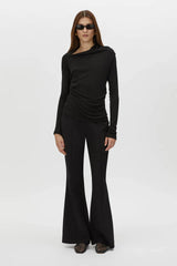 CAMILLA AND MARC - MAI LONG SLEEVE TOP - BLACK