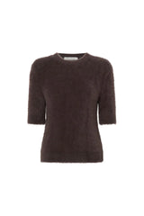 CAMILLA AND MARC - MAXIME KNIT TOP - DUSTY BROWN