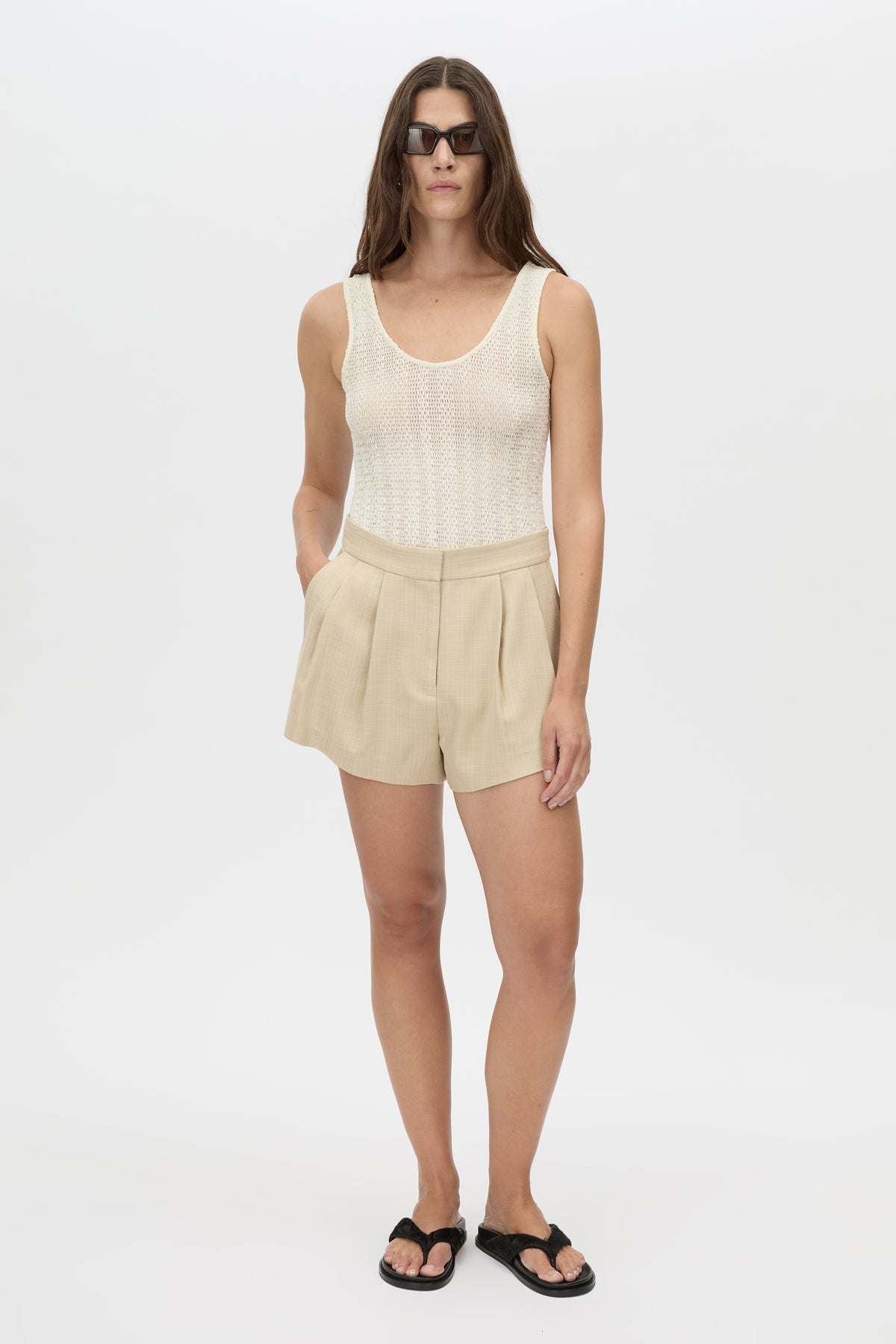CAMILLA AND MARC - NOGUCHI SHORT - WHEAT