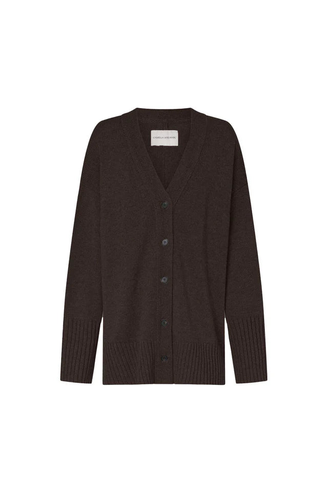 CAMILLA AND MARC - ROMEO 2.0 CARDIGAN - CHOCOLATE MELANGE