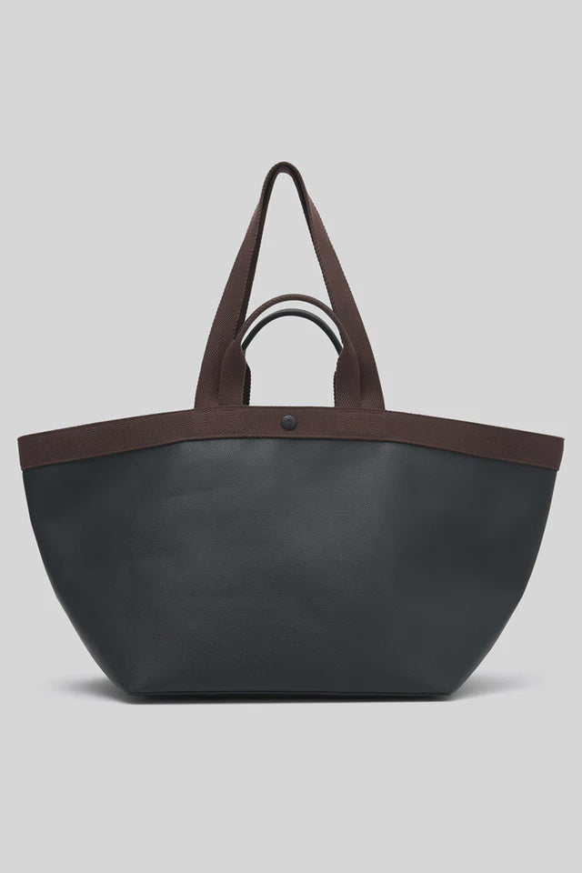 CAMILLA AND MARC - SOKI TOTE - BLACK/CHOCOLATE