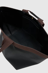 CAMILLA AND MARC - SOKI TOTE - BLACK/CHOCOLATE