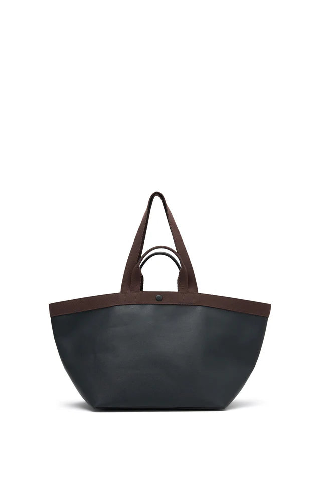 CAMILLA AND MARC - SOKI TOTE - BLACK/CHOCOLATE