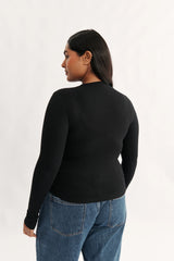 PRIMI - CARINA CLASSIC LONG SLEEVE BLACK
