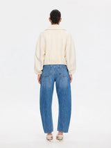 KIVARI - CASS CROPPED JACKET - IVORY
