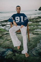 RAEF THE LABEL - SHILOH LACE PANT - WHITE