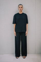 RAEF THE LABEL - ELLA BOYFRIEND TEE - BLACK