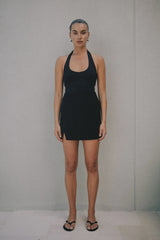 RAEF THE LABEL - TESSA HALTER TANK - BLACK