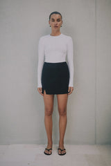 RAEF THE LABEL - NIA LONG SLEEVE TOP - WHITE