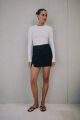 RAEF THE LABEL - NIA LONG SLEEVE TOP - WHITE