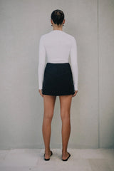 RAEF THE LABEL - NIA LONG SLEEVE TOP - WHITE