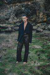 RAEF THE LABEL - SHILOH LACE PANT - BLACK