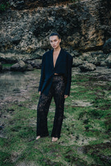 RAEF THE LABEL - SHILOH LACE PANT - BLACK