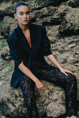 RAEF THE LABEL - SHILOH LACE PANT - BLACK