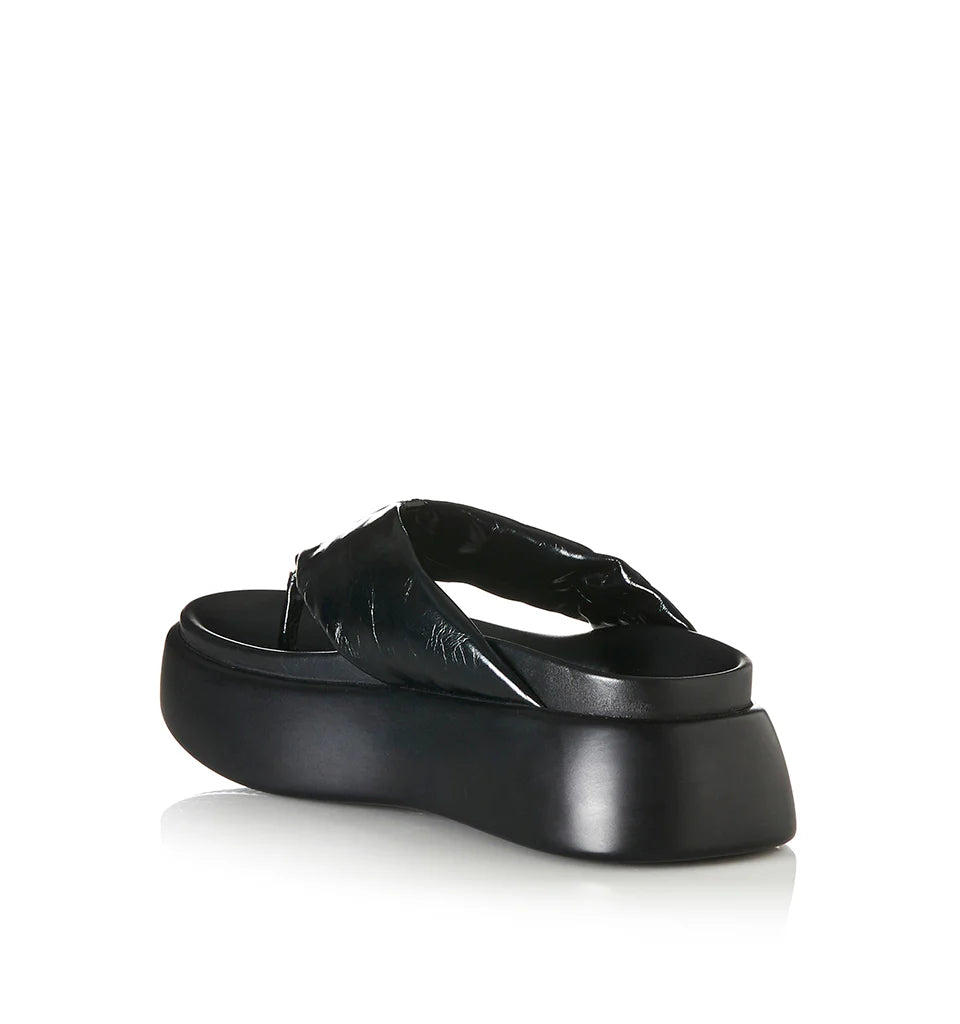 ALIAS MAE - CULLEN - BLACK OILY LEATHER
