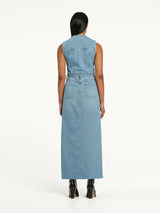 NOBODY DENIM - ROXANNE MAXI DRESS - LINEN DENIM