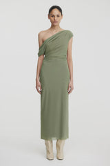 SIGNIFICANT OTHER - DREW MIDI DRESS - PESTO