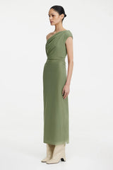 SIGNIFICANT OTHER - DREW MIDI DRESS - PESTO