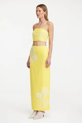 SIGNIFICANT OTHER - CARLY MAXI SKIRT - LEMON