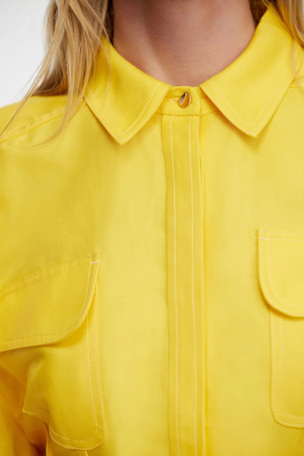 ACLER - GARDIE SHIRT - CITRINE YELLOW