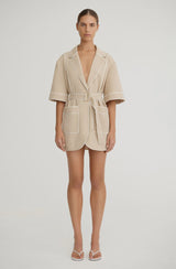 SIGNIFICANT OTHER - ABRIELLE SHIRT DRESS - SAND