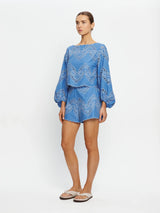 KIVARI - DANIELLE TOP - BLUE