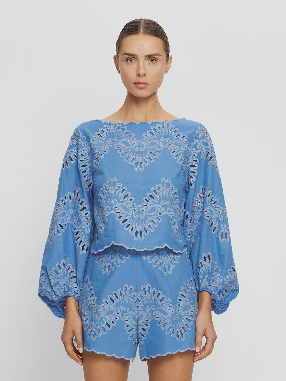 KIVARI - DANIELLE TOP - BLUE