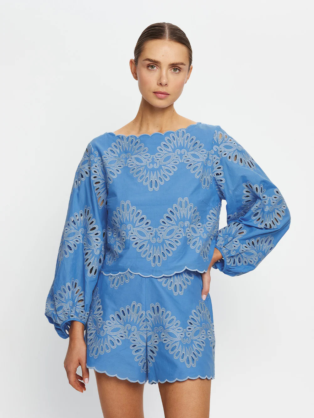 KIVARI - DANIELLE TOP - BLUE