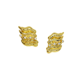 MOUNTAIN & MOON - DEMI ERRINGS - GOLD WHITE